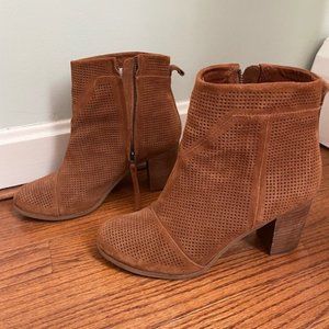 Brown Suede Booties
